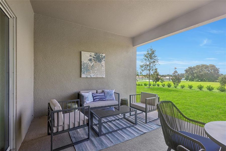 Exterior details and patio area of a home in Groves at Grand Island, Grand Island (Image 3). Exterior details and patio area of a home in Groves at Grand Island, Grand Island (Image 3).