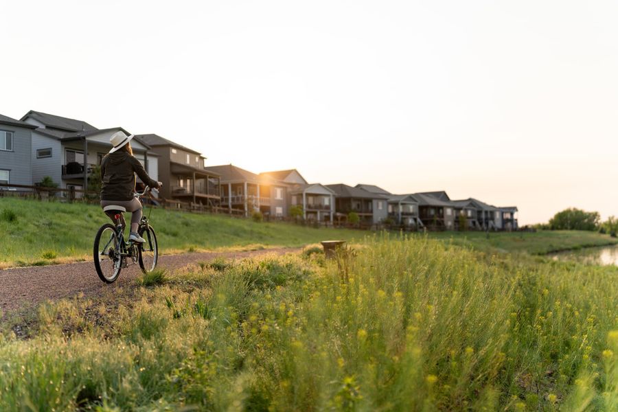 Bike around Barefoot Lakes