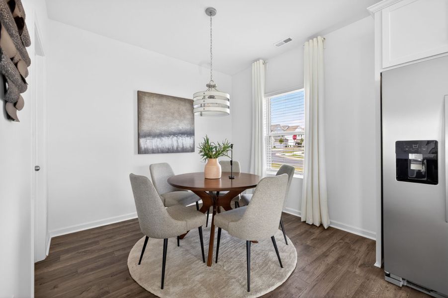 Furnished interior view inside a new home in Morgan Hills, Albemarle (Image 10).