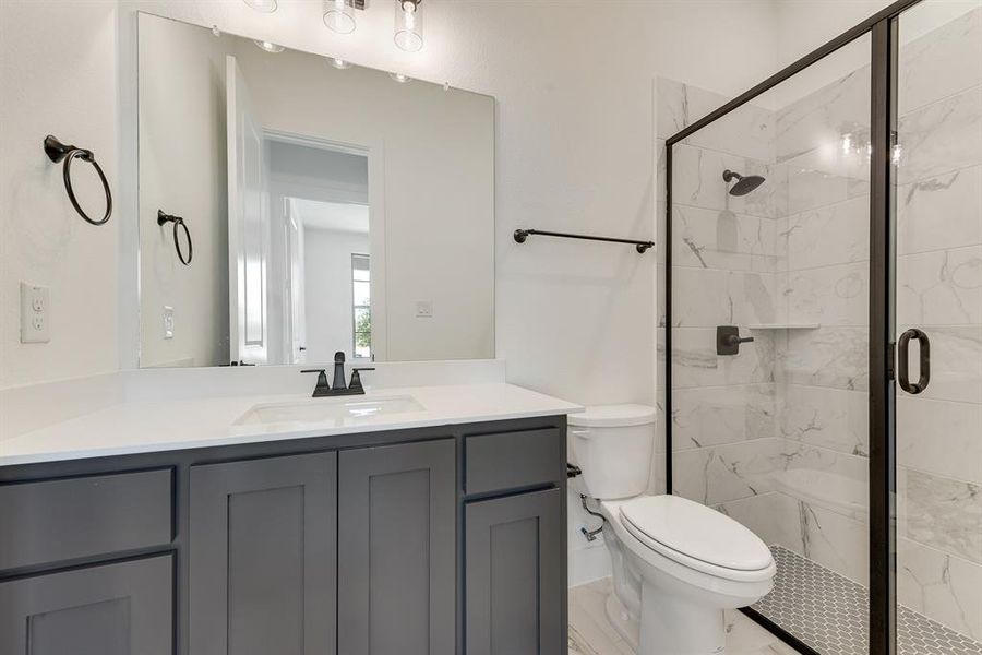 Furnished interior view inside a new home in The Homestead - 62', Rockwall (Image 8).