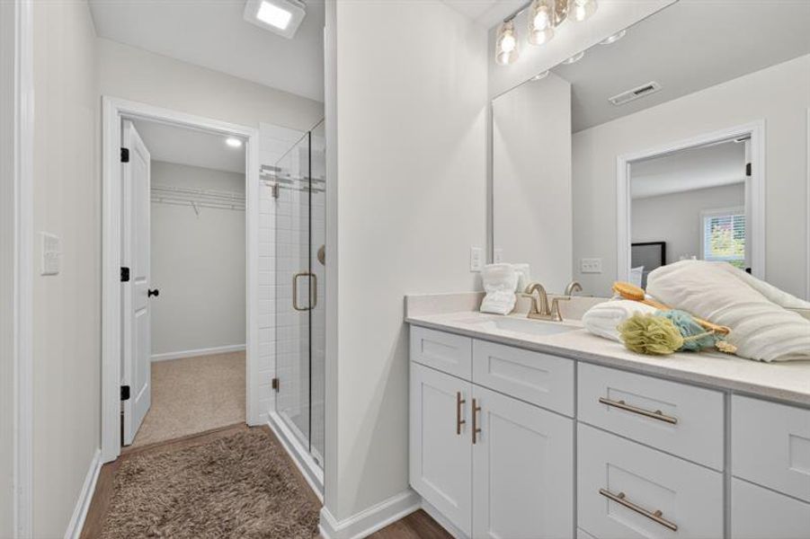 Furnished interior view inside a new home in Medlock Park, Austell (Image 43).
