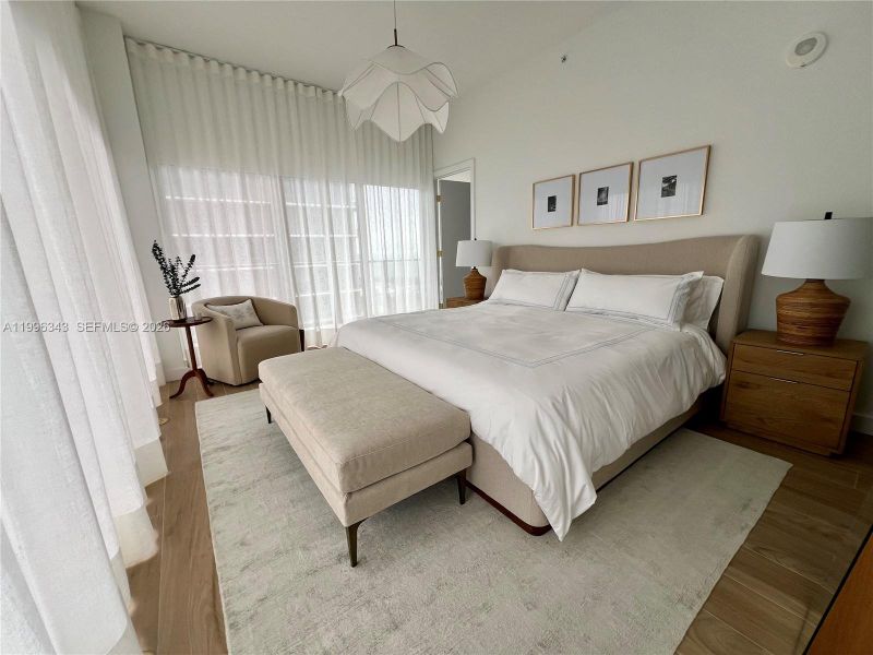 Furnished interior view inside a new home in Mr. C Residences, Miami (Image 56).