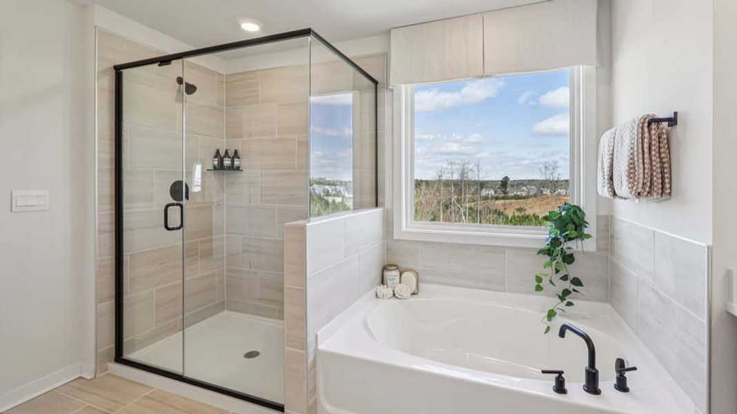 Furnished interior view inside a new home in Laurelbrook, Sherrills Ford (Image 33). Furnished interior view inside a new home in Laurelbrook, Sherrills Ford (Image 33).