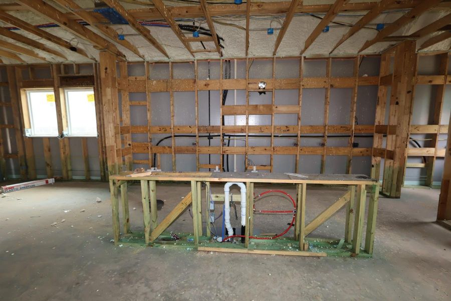In-progress construction of a new home in Brookewater - Ascent Collection, Rosenberg, TX (Image 6).