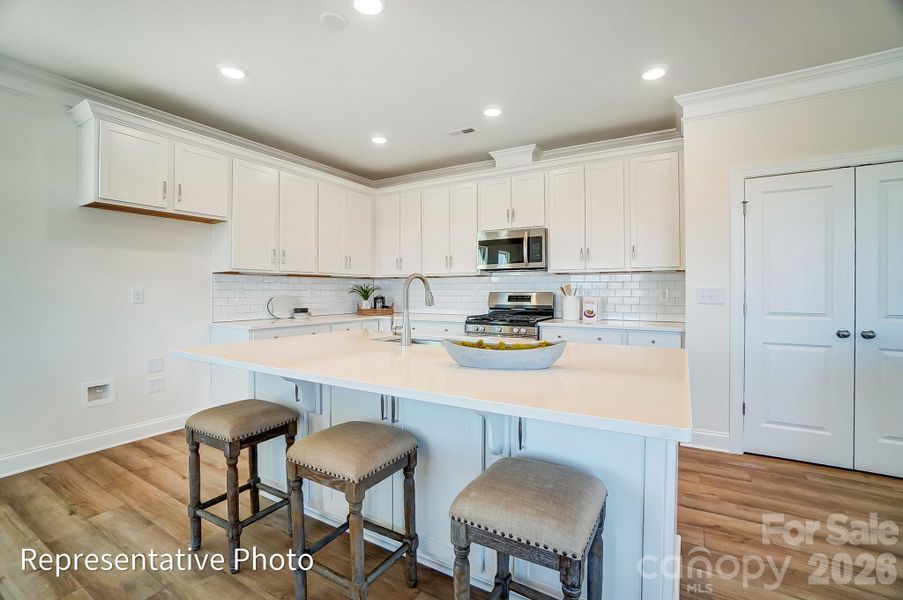 Furnished interior view inside a new home in Caldwell Forest, Charlotte (Image 3).