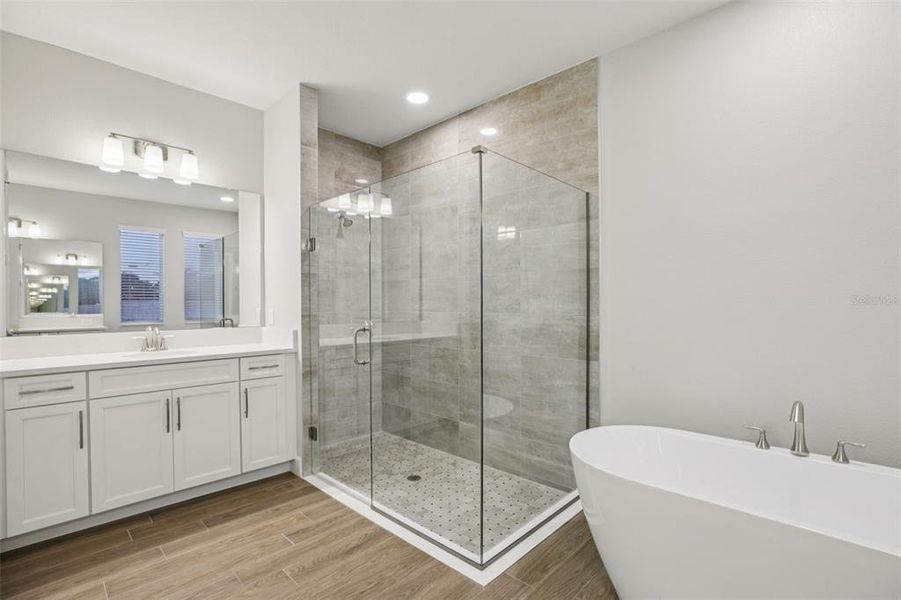 Furnished interior view inside a new home in Hawk's Overlook, Oviedo (Image 15).