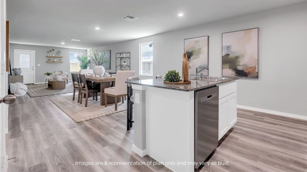 Furnished interior view inside a new home in Deer Meadows, Odessa (Image 6).