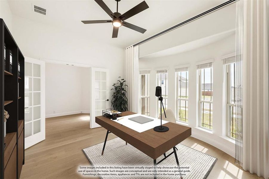 Furnished interior view inside a new home in Meraki, Forney (Image 13).