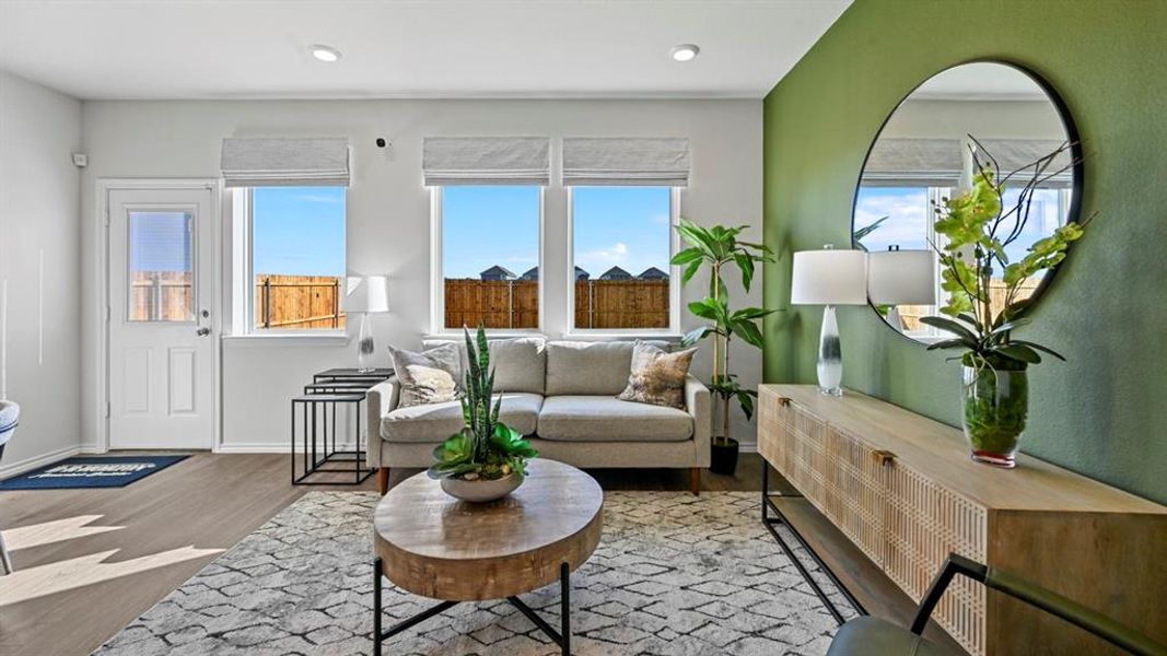 Furnished interior view inside a new home in Arbor Trails North, Princeton (Image 30).