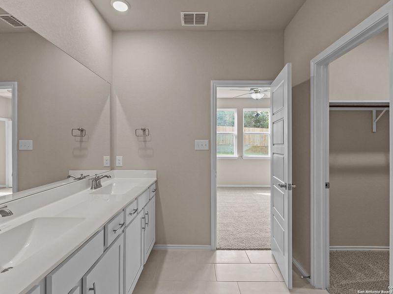 Furnished interior view inside a new home in Royal Crest, San Antonio (Image 12).