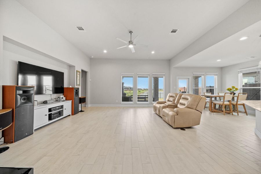 Furnished interior view inside a new home in Morton Creek Ranch, Katy (Image 38).