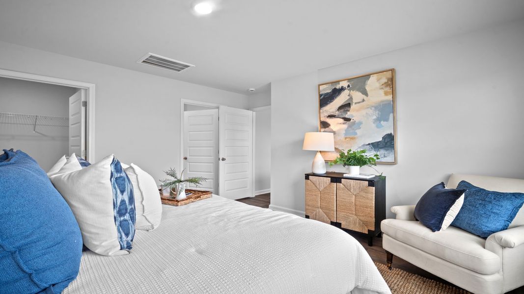 Furnished interior view inside a new home in The Groves at Bees Creek, Ridgeland (Image 20).