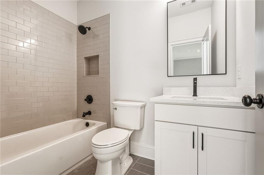 Furnished interior view inside a new home in , Marietta (Image 18).