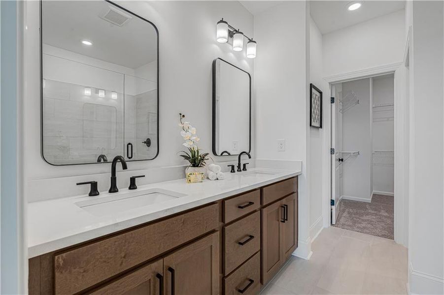 Furnished interior view inside a new home in Waterhaven, Cumming (Image 32).