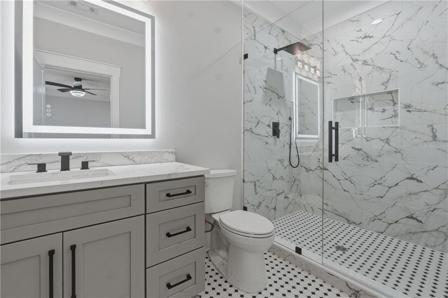 Furnished interior view inside a new home in , Lawrenceville (Image 11).