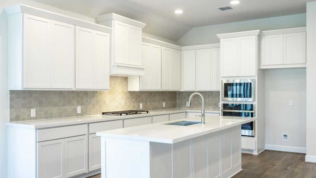 Furnished interior view inside a new home in Parmer Ranch, Georgetown (Image 6).