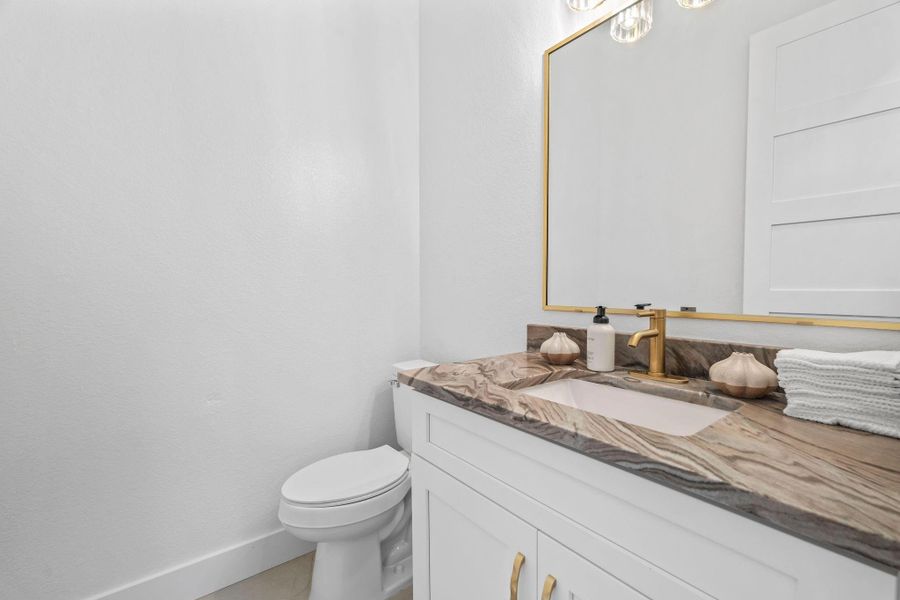 Private restroom in 1st floor for guests