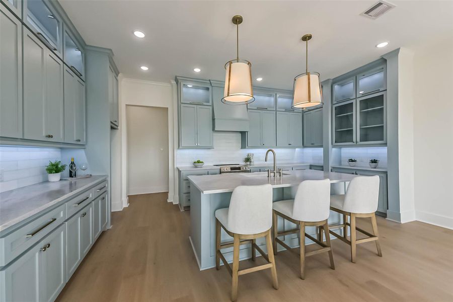 Furnished interior view inside a new home in , Galveston (Image 42).