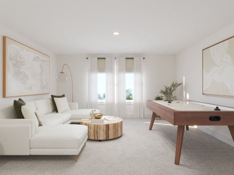 Furnished interior view inside a new home in Crestview - Legacy Series, Hermitage (Image 6).