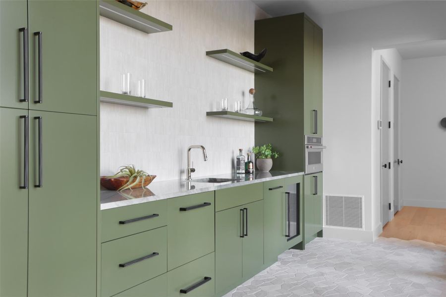 Furnished interior view inside a new home in , Austin (Image 13). Furnished interior view inside a new home in , Austin (Image 13).