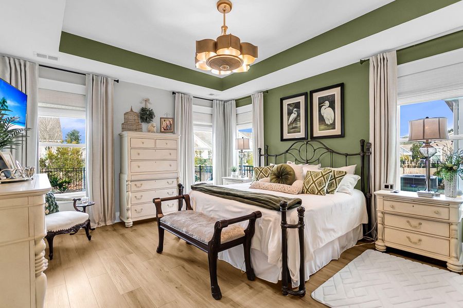 Furnished interior view inside a new home in , Summerville (Image 11).