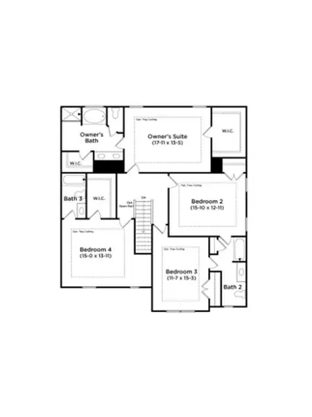 2D floor plan layout of this home in Chapel Hill, Newnan, GA (Image 4). 2D floor plan layout of this home in Chapel Hill, Newnan, GA (Image 4).