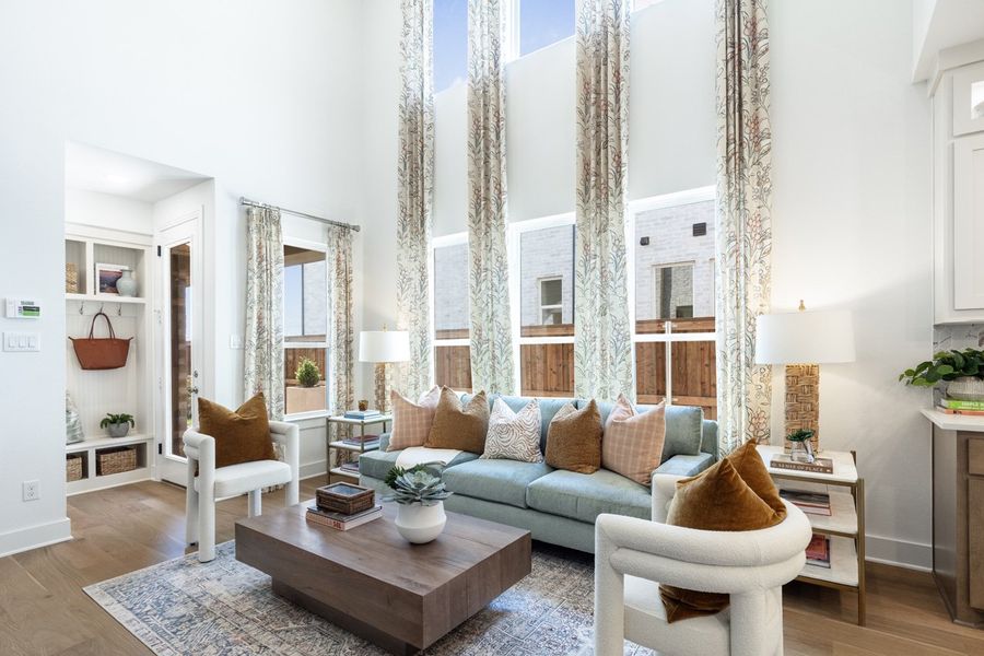 Representative Family Room - some options shown