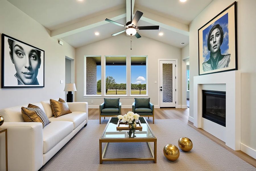 Furnished interior view inside a new home in Esperanza, Boerne (Image 5).