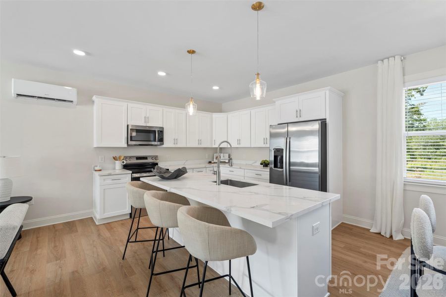 Furnished interior view inside a new home in , Charlotte (Image 18).