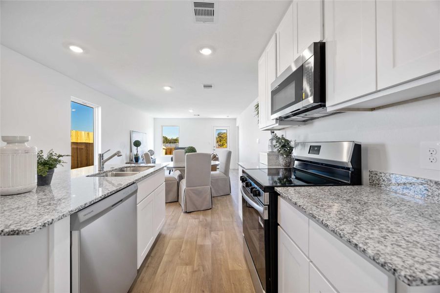 Furnished interior view inside a new home in Legacy Village, Houston (Image 24).