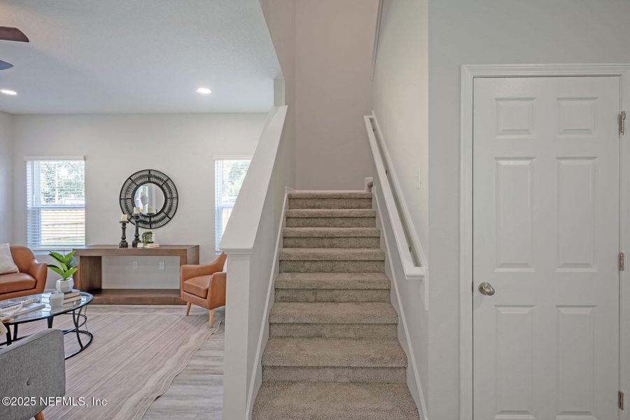 Furnished interior view inside a new home in , Jacksonville (Image 4).
