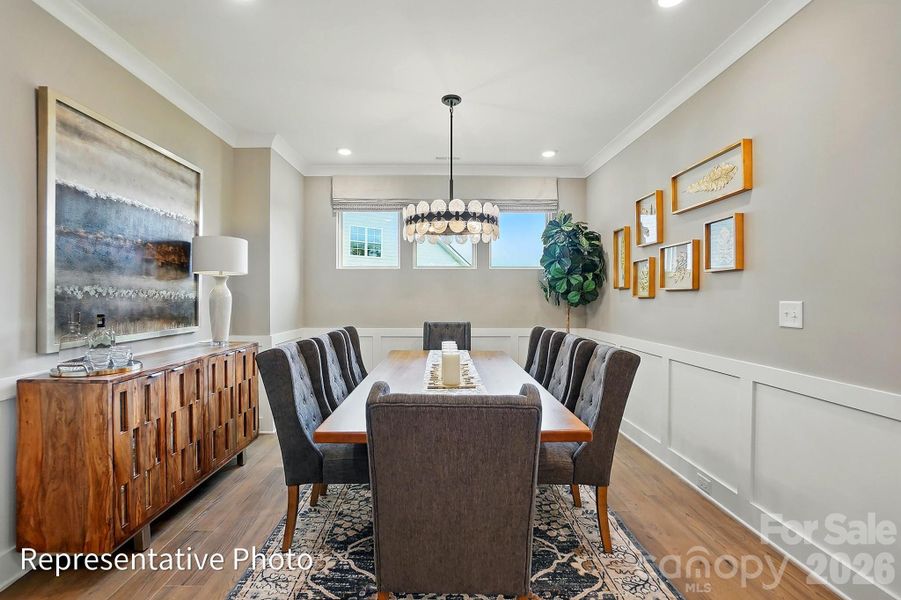 Furnished interior view inside a new home in Heritage - 55+ Community, Indian Trail (Image 6).
