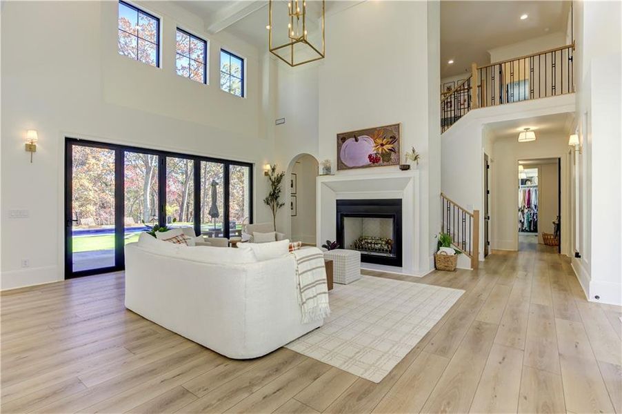 Furnished interior view inside a new home in , Ball Ground (Image 13). Furnished interior view inside a new home in , Ball Ground (Image 13).