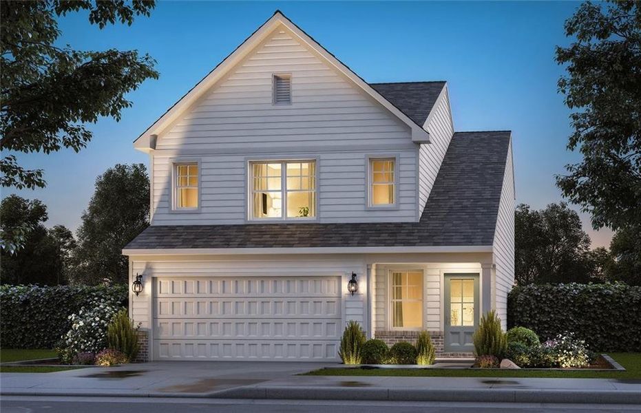 Front exterior of a new home in , Rockmart, GA, highlighting curb appeal (Image 2). Front exterior of a new home in , Rockmart, GA, highlighting curb appeal (Image 2).