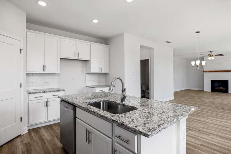 Furnished interior view inside a new home in Maddox Landing, Hoschton (Image 6).