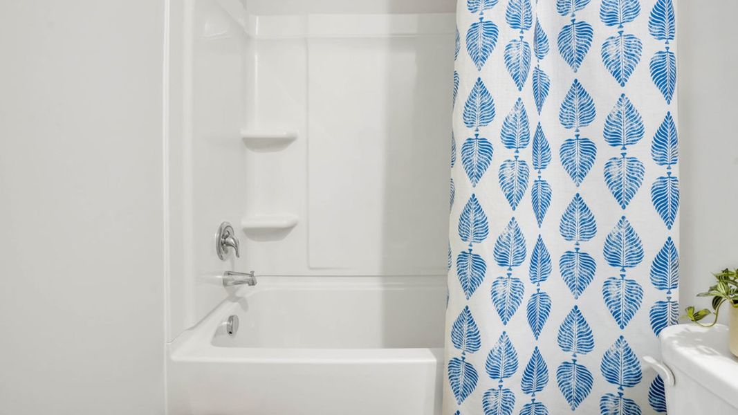 Representative furnished interior of a home built from the LEWIS by D.R. Horton in The Cottages at Blake Farm, Wilmington (Image 15).