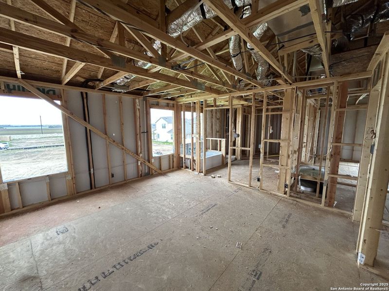 In-progress construction of a new home in Enclave at Hennersby Hollow 50's, San Antonio, TX (Image 25). In-progress construction of a new home in Enclave at Hennersby Hollow 50's, San Antonio, TX (Image 25).