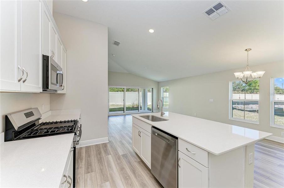 Furnished interior view inside a new home in Crosswind Point, Parrish (Image 13).