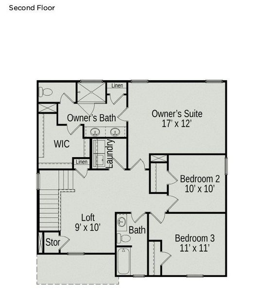 *Second floor*