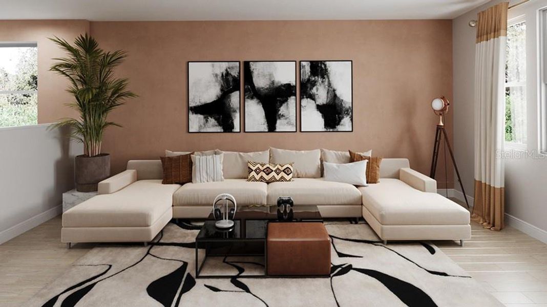 Furnished interior view inside a new home in Skye Ranch Community Group Page, Sarasota (Image 8).