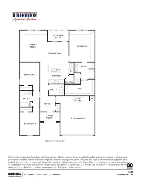 *Images and 3D tour are for illustration only and options may vary from home as built.