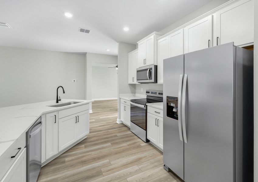 All stainless steel appliances come included with the Jensen plan All stainless steel appliances come included with the Jensen plan