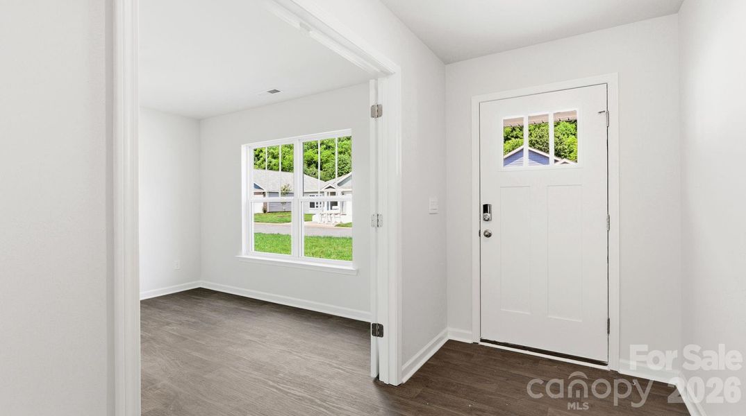 Spacious, unfurnished interior of a new home in Wildbrook Village, Waynesville (Image 15). Spacious, unfurnished interior of a new home in Wildbrook Village, Waynesville (Image 15).