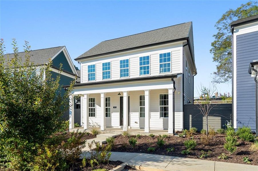 Exterior details and patio area of a home in Harmony, Auburn (Image 2).