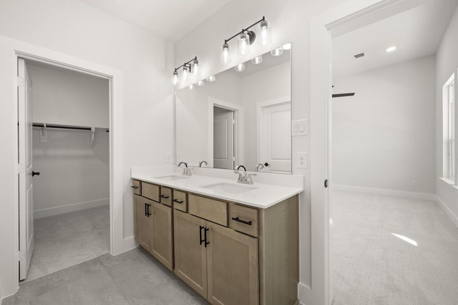 Furnished interior view inside a new home in Terrace Collection at Harvest, Argyle (Image 11).