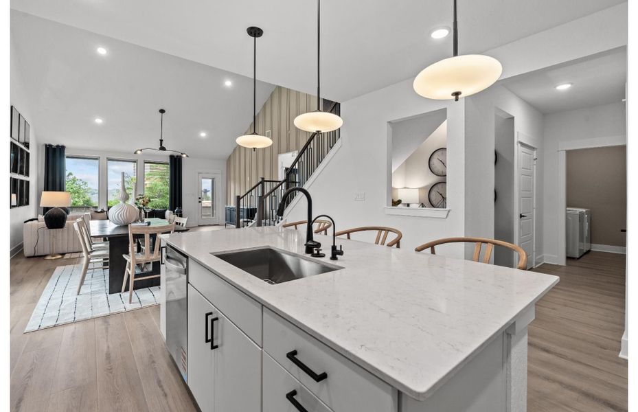 Representative furnished interior of a home built from the Puma by Pulte Homes in Corley Farms, Boerne (Image 6).