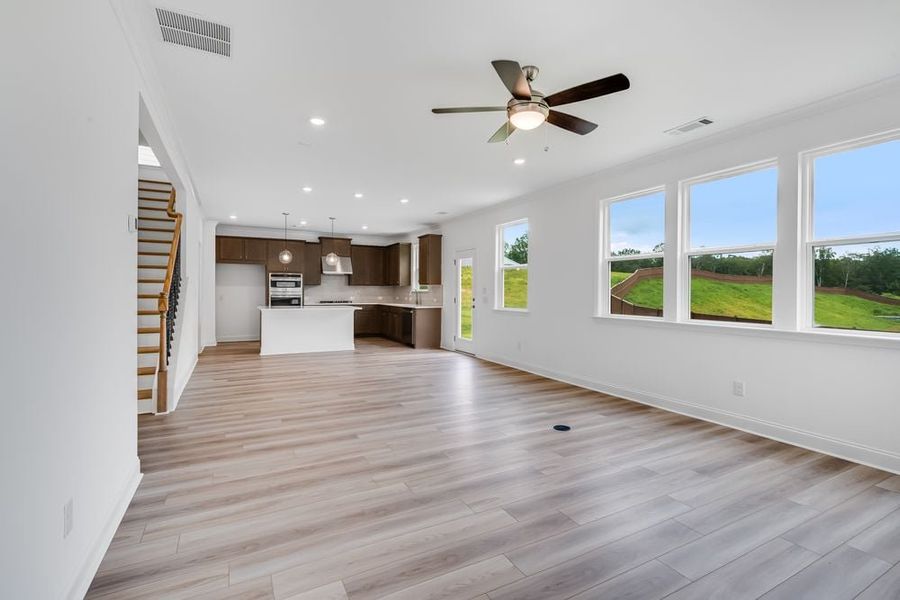 Spacious, unfurnished interior of a new home in Bailey Fence, Dacula (Image 17). Spacious, unfurnished interior of a new home in Bailey Fence, Dacula (Image 17).