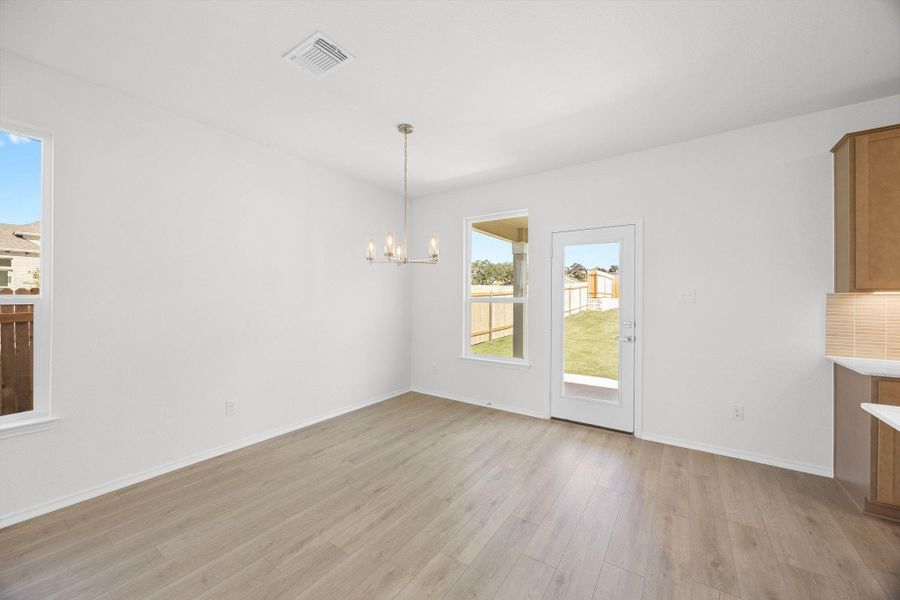 Spacious, unfurnished interior of a new home in Retreat at San Gabriel, Georgetown (Image 20).