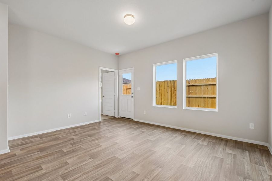 Representative unfurnished interior of a home built from the Durango 1230 by Brohn Homes in Durango, Mustang Ridge (Image 13). Representative unfurnished interior of a home built from the Durango 1230 by Brohn Homes in Durango, Mustang Ridge (Image 13).