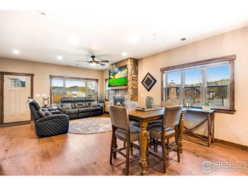 Furnished interior view inside a new home in , Estes Park (Image 3).